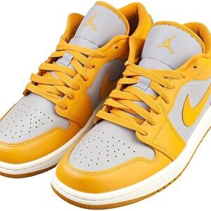 Jordan uní sex yellow  and Gray Sneakers